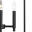 Luminaire suspendu 4 lumières 16 po noir satiné-291267771