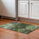 Premium Machine Washable Cerrito AMF590 Green Rug