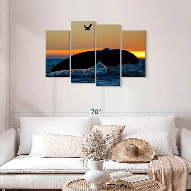 Brampt Whale Tail Sighting, 27" H x 43" W