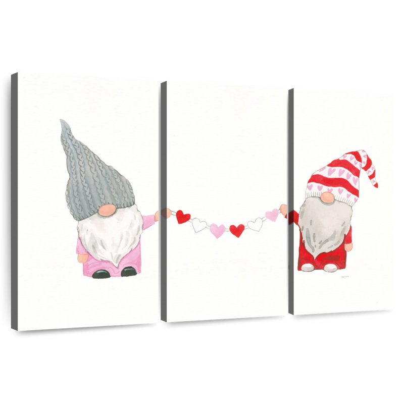 Kelan Gnomes In Love I, 48" H x 74" W