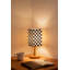 Lampe de table à DEL avec température de couleur réglable, abat-jour en tissu pour table de chevet pour chambre à coucher, bureau, salon, éclairage