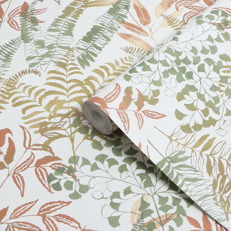 Intrigue 33cm x 52cm Texture Wallpaper Roll, Sunrise