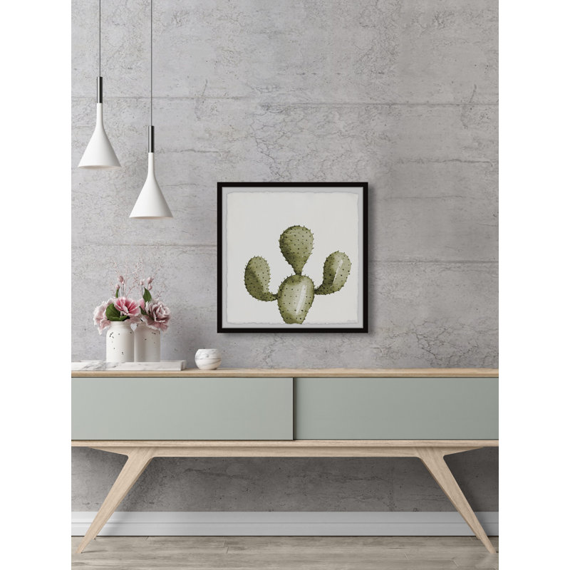 Cactus Arms - Single Picture Frame Painting, 81cm H x 81cm W x 3.81cm D