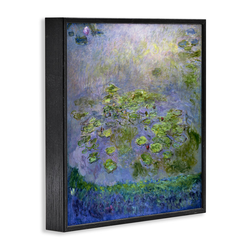 Giclée classique encadrée par Mon1000paintings, H 17 po x l 17 po, Giclée encadrée noir minuit