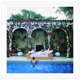 Sofa By The Pool Print by Slim Aarons
