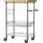 Shepha Kitchen Cart with Solid Wood Top