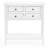 Coventry 32" Wood Entryway Console Table with 4 Drawers and Open Shelf – Narrow Accent Table with Side Cut-Out Detail for Hallway, Living Room, or Apartment by Alaterre Furniture (White)-603530459