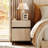 3-Piece Bedroom Furniture Set, Queen Size Bed Frame And 2 Nightstand With 2 Drawer And Cabinet For Bedroom-41947861