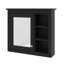 Armoire de rangement murale pour salle de bain, armoire à pharmacie 30 po x 28 po avec porte miroir-429446814