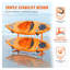 Support de rangement autoportant robuste pour 2 personnes