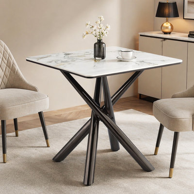 Table de bout Newport Mirage White