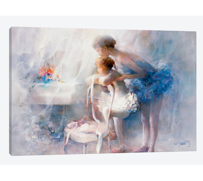 « ballet », reproduction sur toile, H 8 po x l 12 po x P 0,75 po