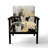 Paper Euphoria I - Upholstered Midcentury Modern Arm Chair-118659401-118659400