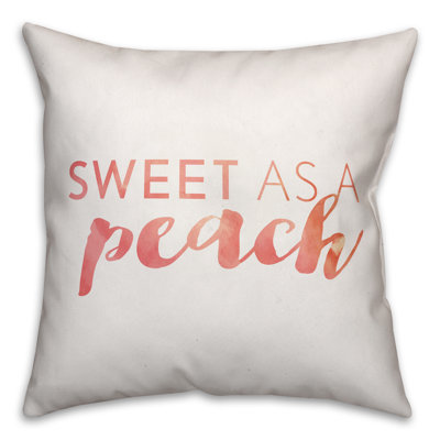 Coussin Sweet Sweet as a Peach