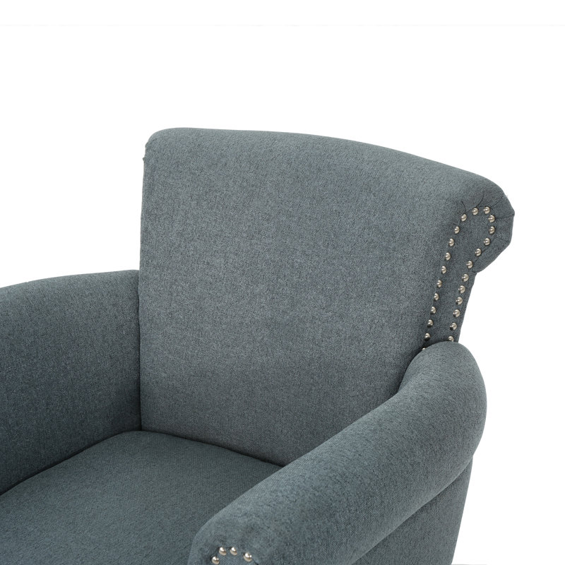 Fauteuil club inclinable, Bleu