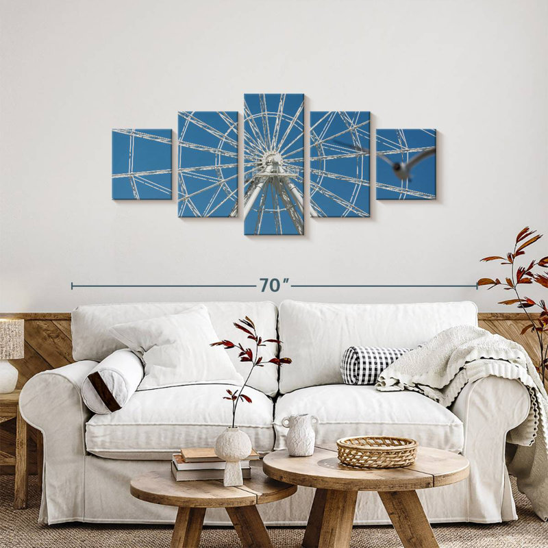 Atlantic City Ferris Wheel, 24" H x 55" W