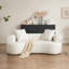 Canapé confortable en mousse de chenille de conception moderne pour les espaces de vie