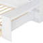 Lit de jour en bois blanc antique avec espace de rangement et d'étude inférieur, bureau à tablettes simples-1658273278-1658273277