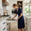 ROUS Hardware - Poignée d'armoire Mid-Century moderne, 2,5 po, polo (bleu marine) -111786458-111786459