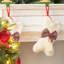 Chaussette de Noël blanche