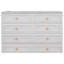 Grand lit, blanc avec rangement suffisant pour une chambre - Choix de grand lit avec tiroirs tangibles