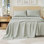 Ensemble de draps en jersey de coton chiné ultra doux