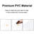 Rectangle Chair Mat with Straight Cut Edge for Firm Surfaces