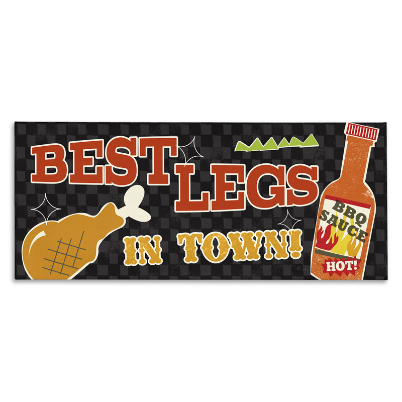  «Best Legs in Town», art mural sur toile par Pela Studio, H 20 po x l 48 po