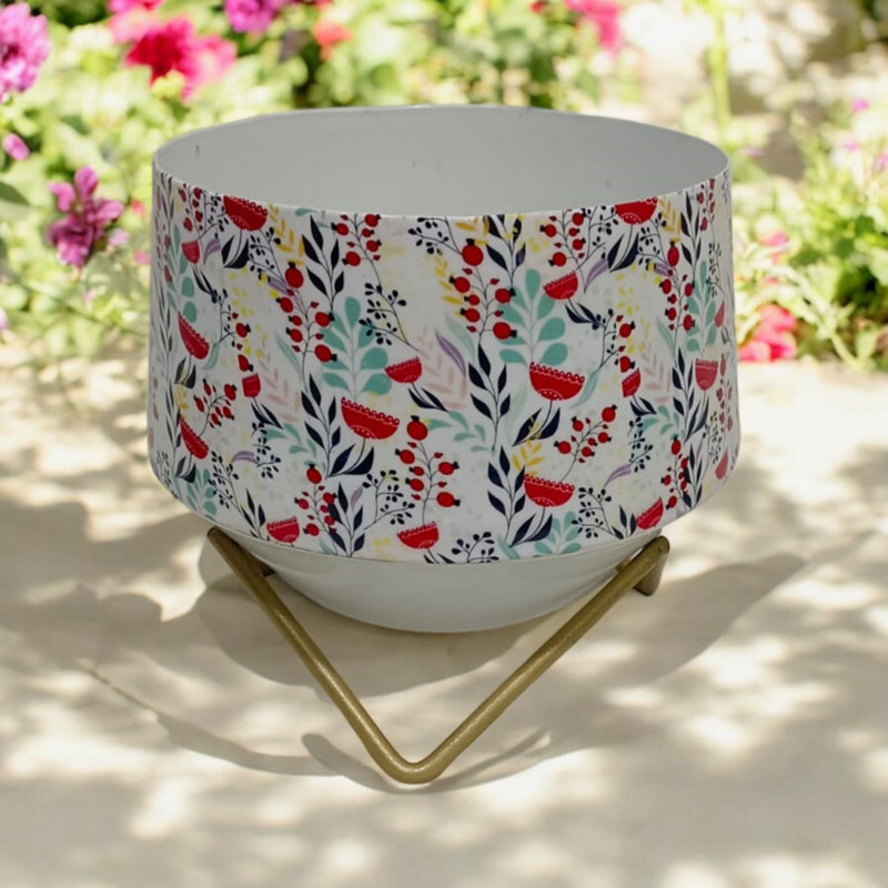 Stylish Louison Iron Pot Planter – Durable Garden Stand for Indoor & Outdoor Plants, Elegant Home, Décor