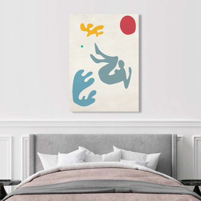 Playing In The Waves II by Atelier Deco - Wrapped Canvas Print
