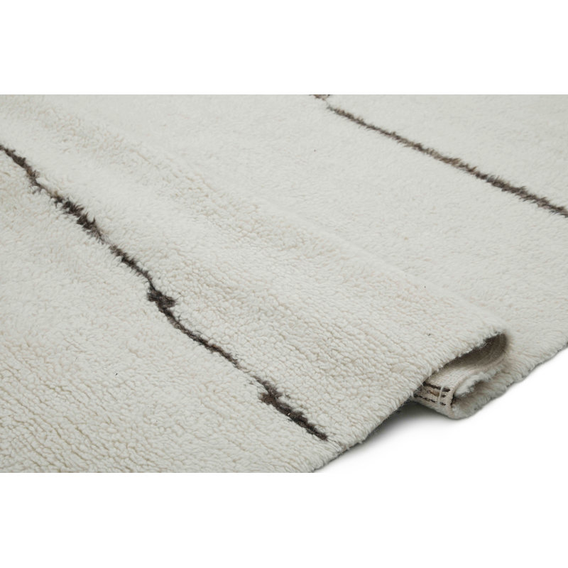 Tapis en laine tissé à la main Brisa, Rectangle 7 pi 6 po x 9 pi 6 po