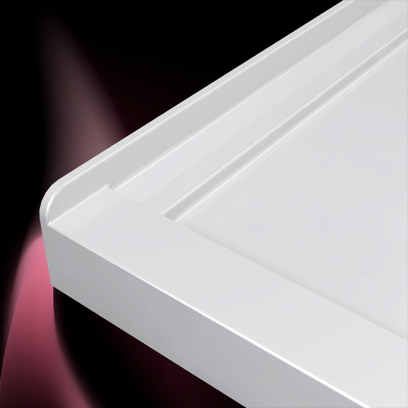 42'' W X 34'' D Alcove Acrylic Shower Base Rectangular Single Threshold Bathroom Shower Floor Pan in White with Center Drain Cover