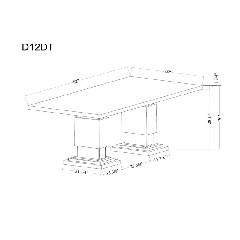 STACEY BEIGE DINING TABLE