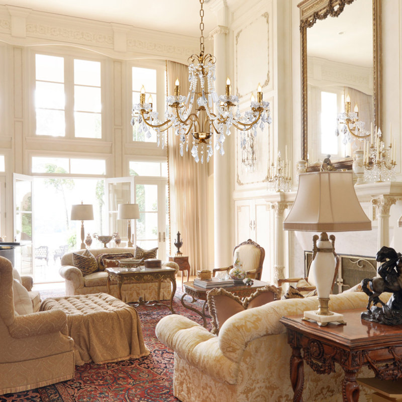 Jahmil 8 - Light Dimmable Classic / Traditional Chandelier