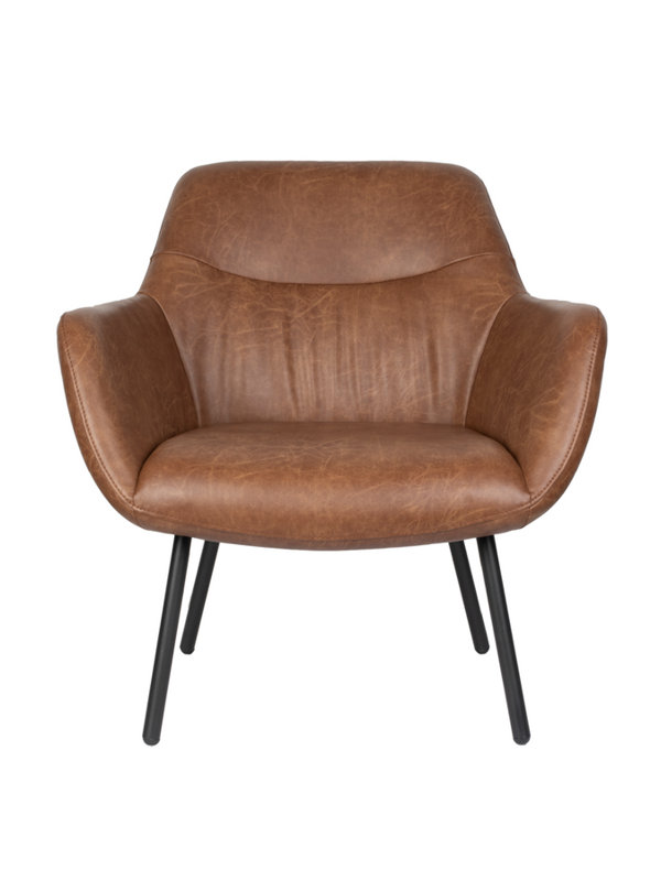 Fauteuil d'appoint en cuir Vegan