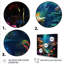 «Blue Underwater Reverie - Coastal Coral Under Water», art mural-1615285737-1839316505