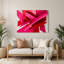«Geometric Abstraction 72», art mural en métal rose-142128815
