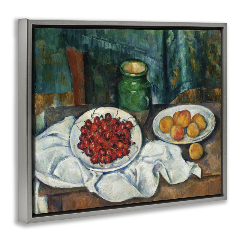 Art mural classique sur toile flottante, nature morte par one1000paintings, Cadre flottant gris lustré, H 17 po x l 21 po
