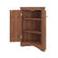 Armoire de rangement triangulaire pour salle de bain avec tablettes réglables, modèle de plancher autoportant idéal pour la cuisine à domicile-920079238