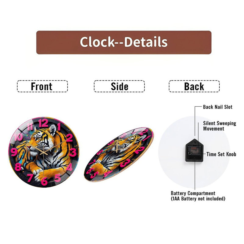 Horloge murale 12 po