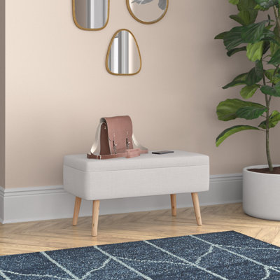 Beyers Upholstered Flip Top Storage Bench
