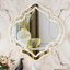 Miroir mural en bois manufacturé