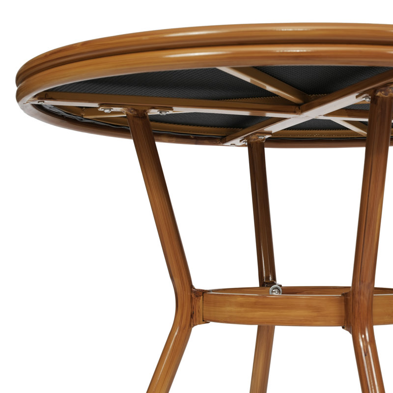 Table bistro commerciale Rylan, Noir