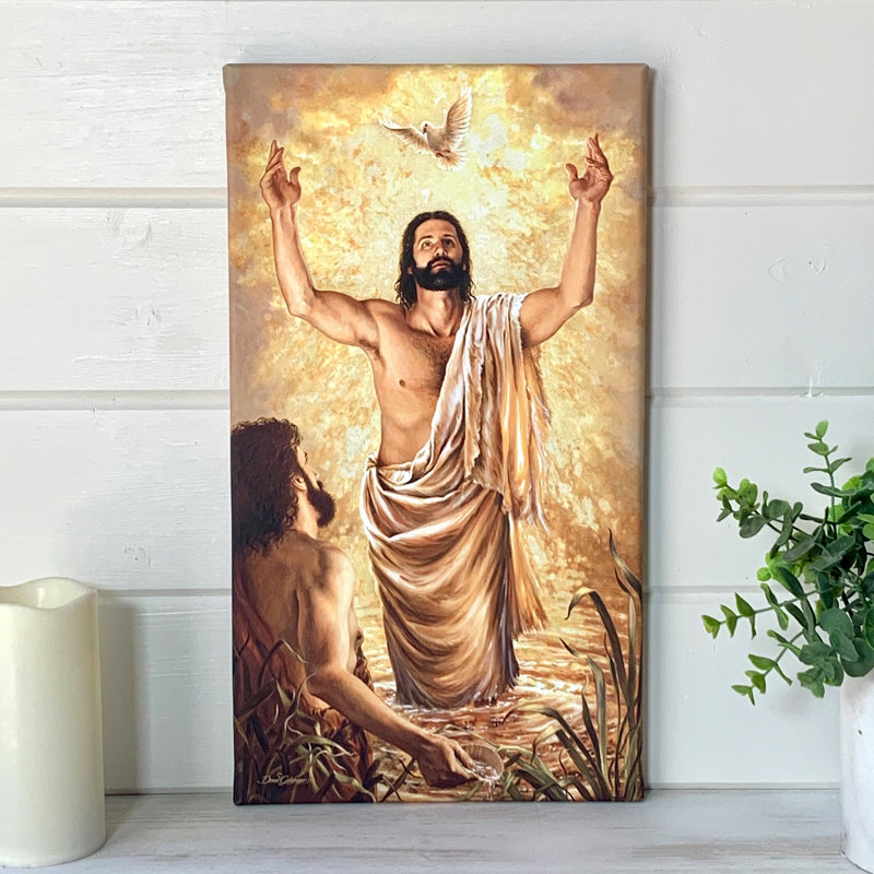 Baptism of Jesus, art mural sur toile