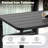 Outdoor 7-piece Padded PVC-coated polyester Metal Dining Set With 1.6'' Umbrella Hole
