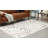 Chedrick Rectangle Chedrick Abstract Machine Woven Polyester Area Rug in Beige/Black/Orange-87749365