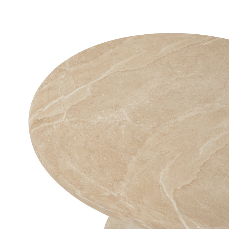 Monolith Concrete Top Coffee Table, Beige