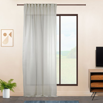 Sheer Single Curtain Panel