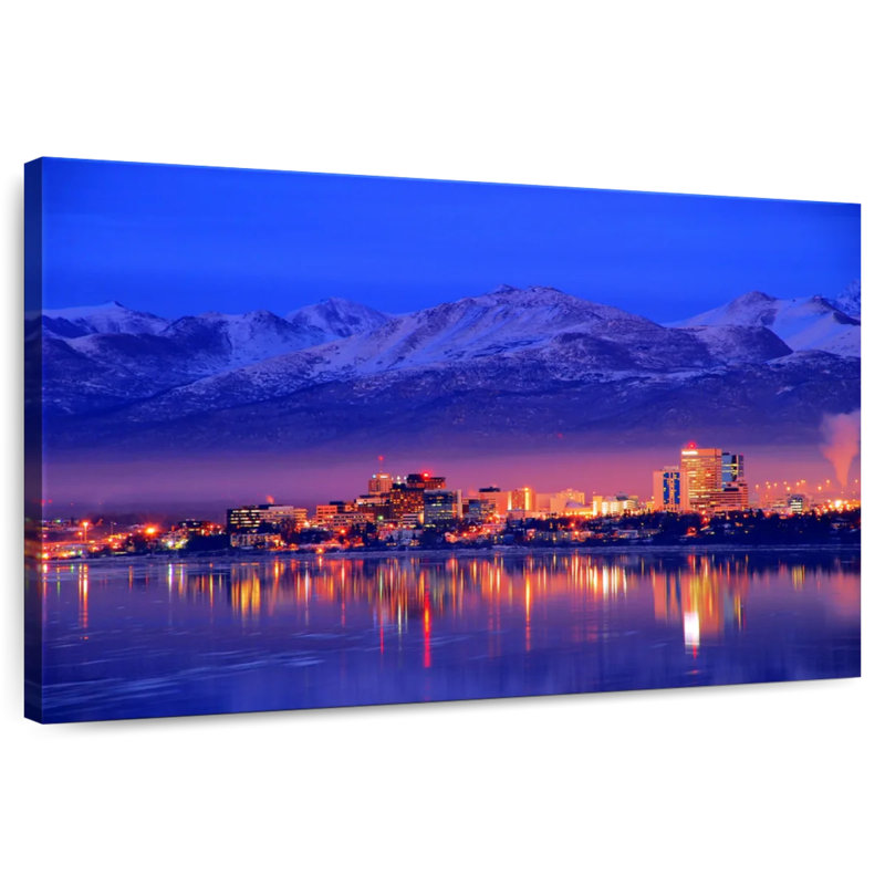 Ravi Anchorage At Night, 34" H x 51" W