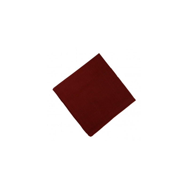 Mariposa Cotton Square Napkin, Burgundy